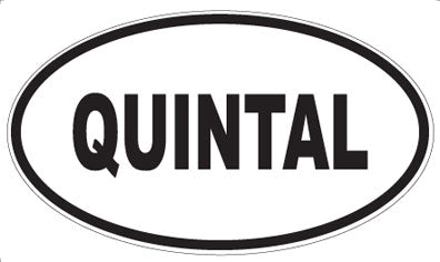 QUINTAL - Oval Sticker