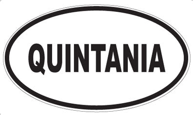 QUINTANIA - Oval Magnet