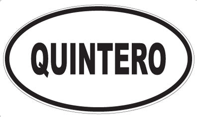 QUINTERO - Oval Magnet