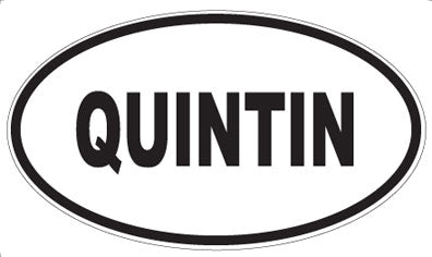 QUINTIN - Oval Magnet