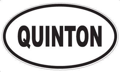 QUINTON - Oval Magnet