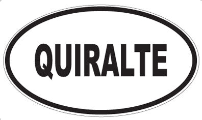 QUIRALTE - Oval Magnet