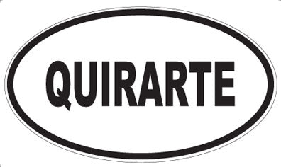 QUIRARTE - Oval Magnet
