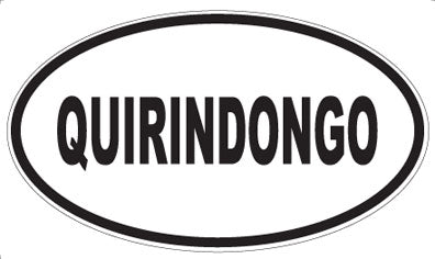 QUIRINDONGO - Oval Magnet