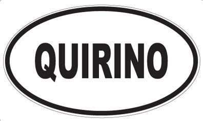 QUIRINO - Oval Magnet