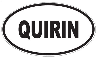 QUIRIN - Oval Magnet