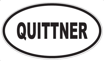 QUITTNER - Oval Magnet