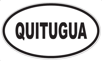 QUITUGUA - Oval Magnet