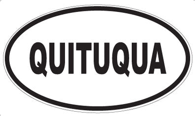 QUITUQUA - Oval Magnet