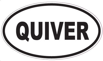QUIVER - Oval Sticker