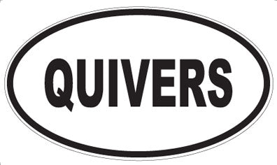 QUIVERS - Oval Magnet