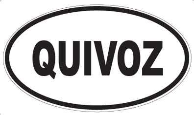 QUIVOZ - Oval Magnet