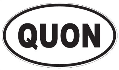 QUON - Oval Magnet