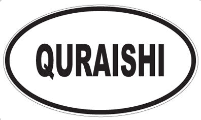 QURAISHI - Oval Magnet