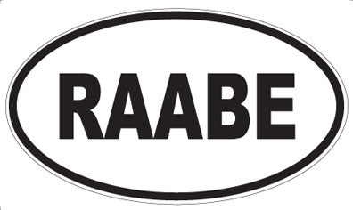 RAABE - Oval Magnet