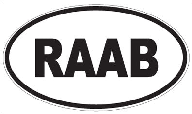 RAAB - Oval Magnet