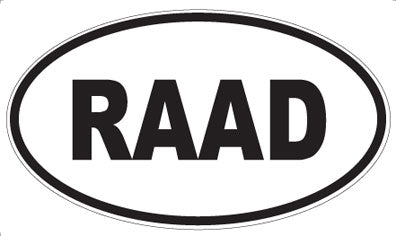 RAAD - Oval Magnet
