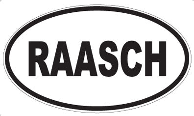RAASCH - Oval Magnet