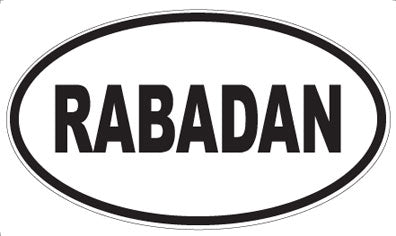 RABADAN - Oval Magnet