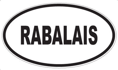 RABALAIS - Oval Magnet