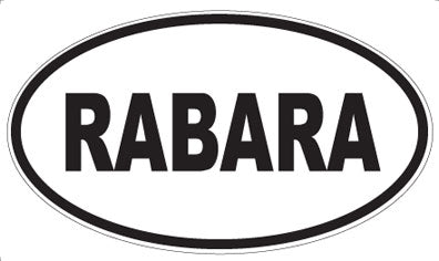 RABARA - Oval Magnet