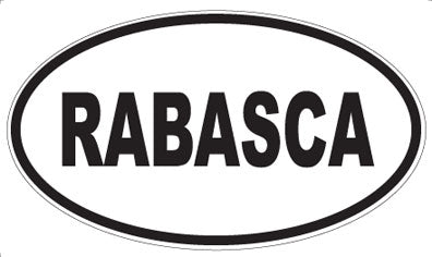 RABASCA - Oval Magnet