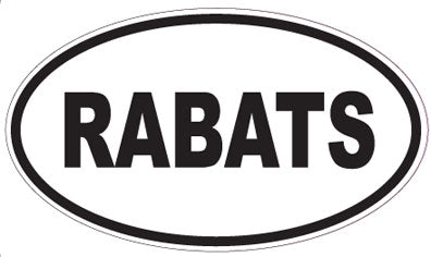 RABATS - Oval Sticker