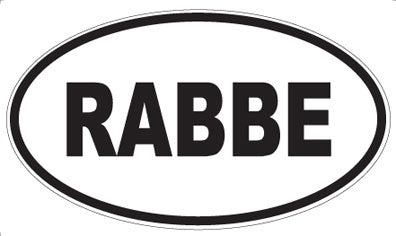 RABBE - Oval Magnet