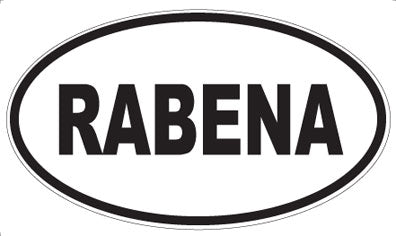 RABENA - Oval Magnet
