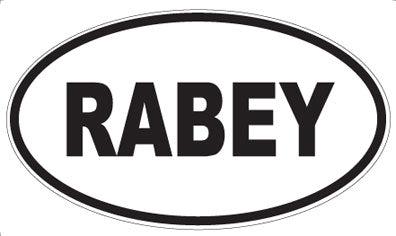 RABEY - Oval Magnet