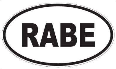 RABE - Oval Magnet