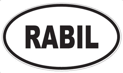 RABIL - Oval Magnet