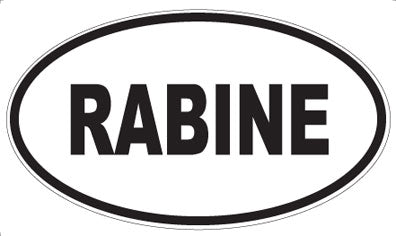 RABINE - Oval Magnet