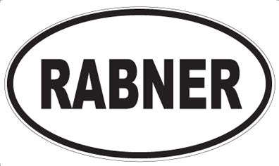 RABNER - Oval Magnet