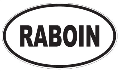 RABOIN - Oval Magnet