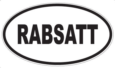 RABSATT - Oval Magnet