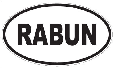 RABUN - Oval Magnet