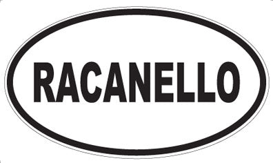 RACANELLO - Oval Magnet