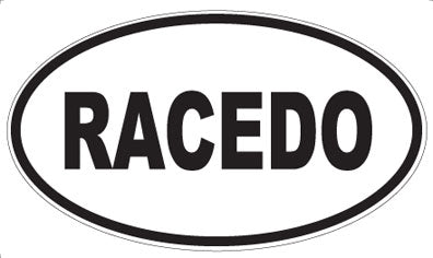 RACEDO - Oval Magnet