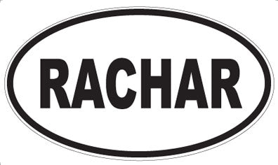 RACHAR - Oval Magnet