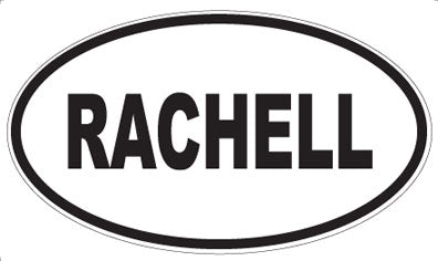 RACHELL - Oval Magnet