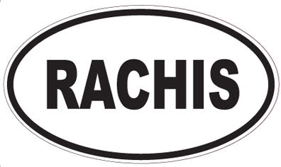 RACHIS - Oval Sticker