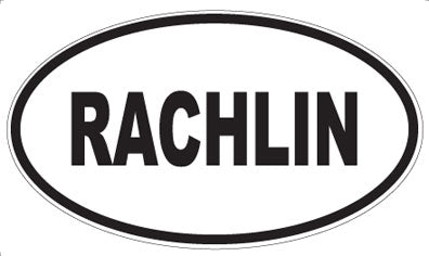 RACHLIN - Oval Magnet