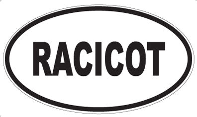 RACICOT - Oval Sticker