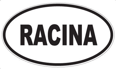 RACINA - Oval Magnet