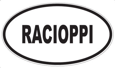 RACIOPPI - Oval Magnet