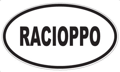 RACIOPPO - Oval Magnet