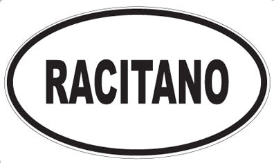 RACITANO - Oval Magnet