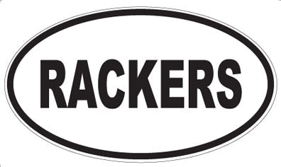 RACKERS - Oval Magnet