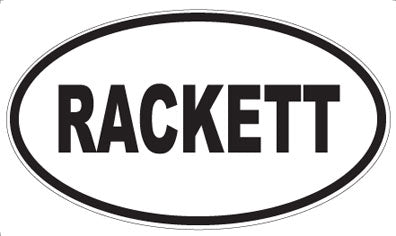 RACKETT - Oval Magnet